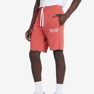 Tommy Hilfiger Fleece Pique Shorts With Drawstring Bridal Rose